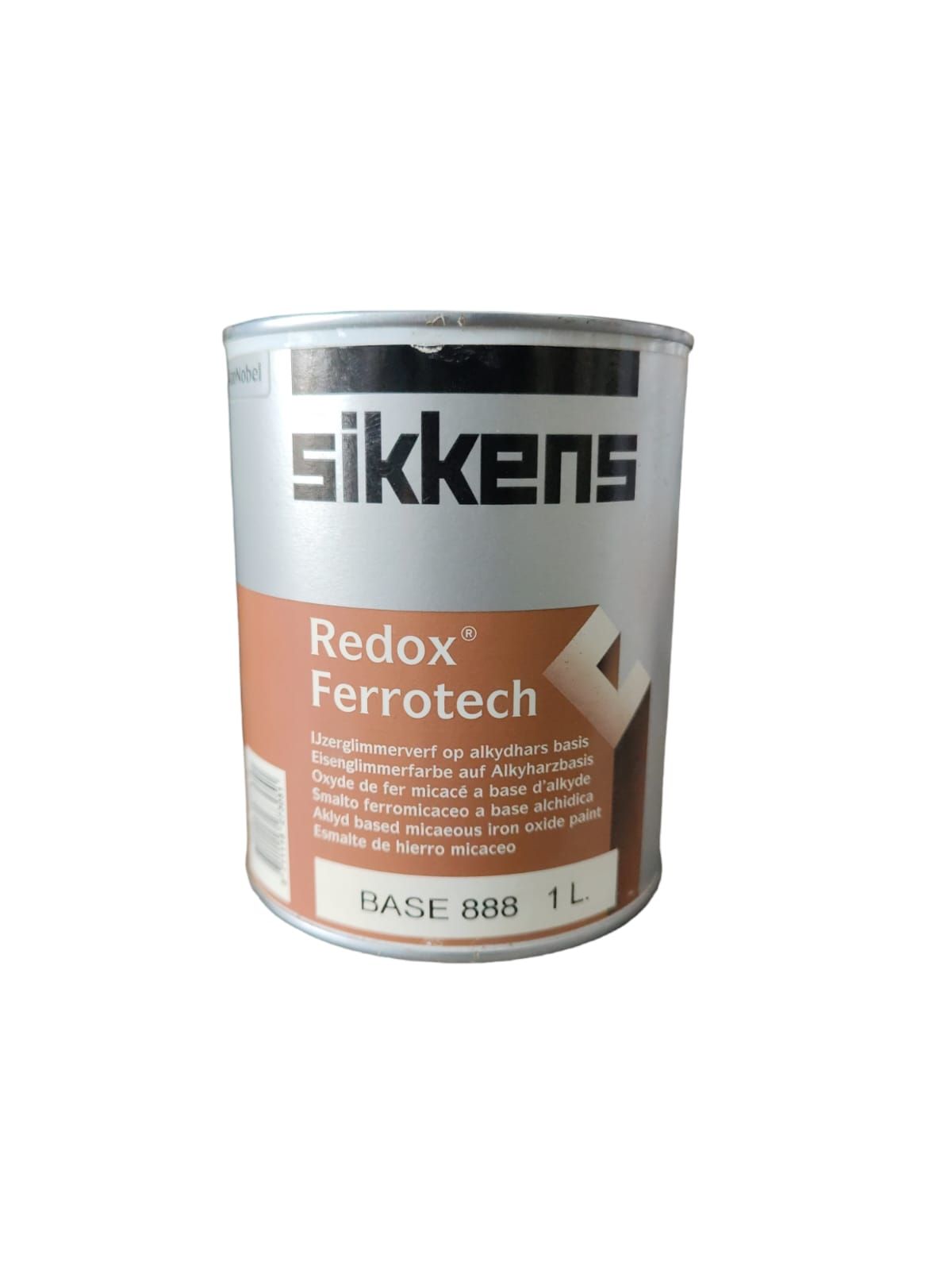 SIKKENS-REDOX-FERROTECH-BASE-888-1-L-PINTURA-ANTIOXIDO.jpg SIKKENS REDOX FERROTECH BASE 888 1 L PINTURA ANTIOXIDO - Imagen 1