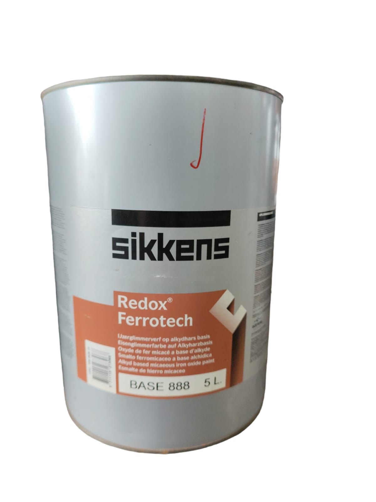 SIKKENS-REDOX-FERROTECH-BASE-888-5-L-PINTURA-ANTIOXIDO.jpg SIKKENS REDOX FERROTECH BASE 888 5 L PINTURA ANT - Imagen 1