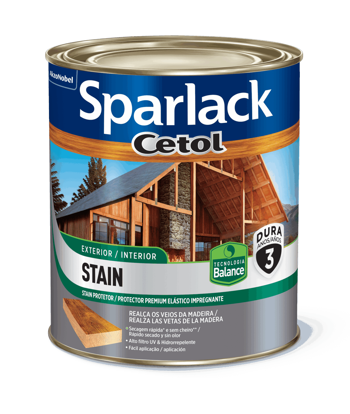 Sparlack-Cetol-Stain-Balance-Quarto-min.png SPARLACK STAIN BALANCE ACETINADO NATURAL 900ML - Imagen 1