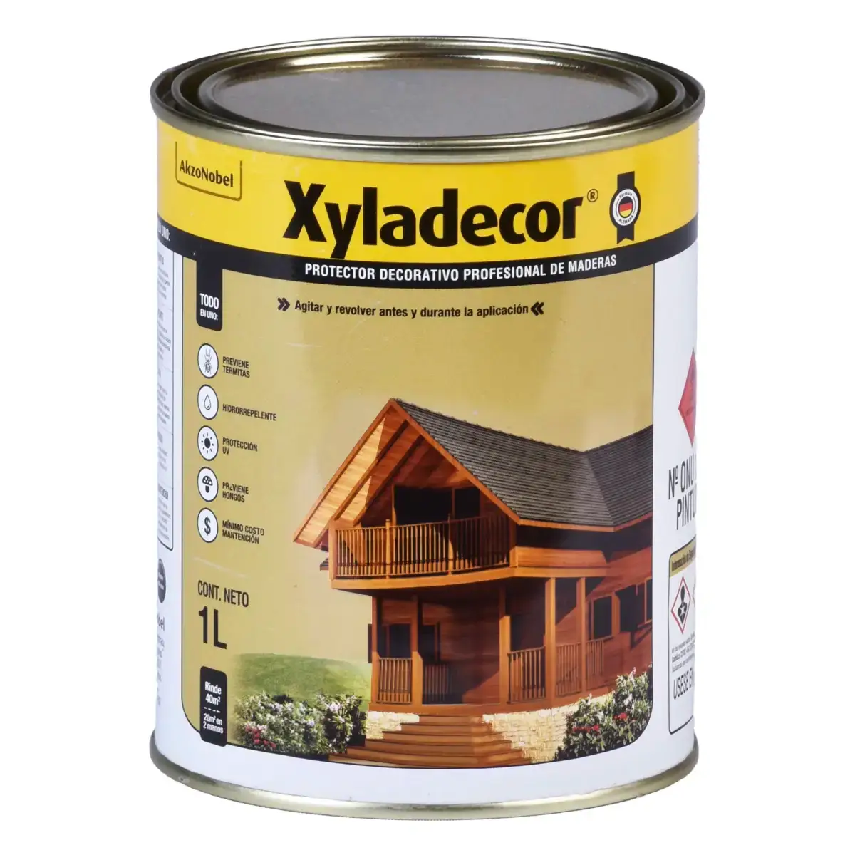 Xyladecor Protector Decorativo 1L anverso_web copia XU Xyladecor Mate 1 litro - Imagen 1